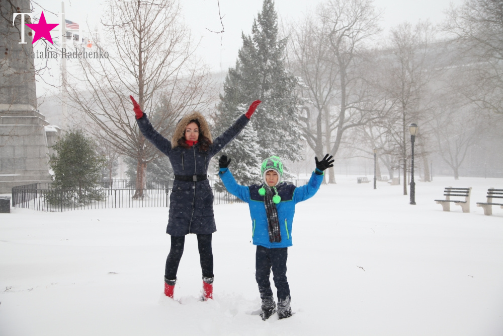Снежный Шторм в Нью-Йорке 23 января 2016
